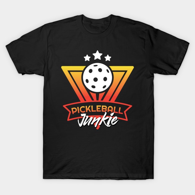 I play Pickleball whats your Superpower Funny Pickle Ball T-Shirt by Riffize